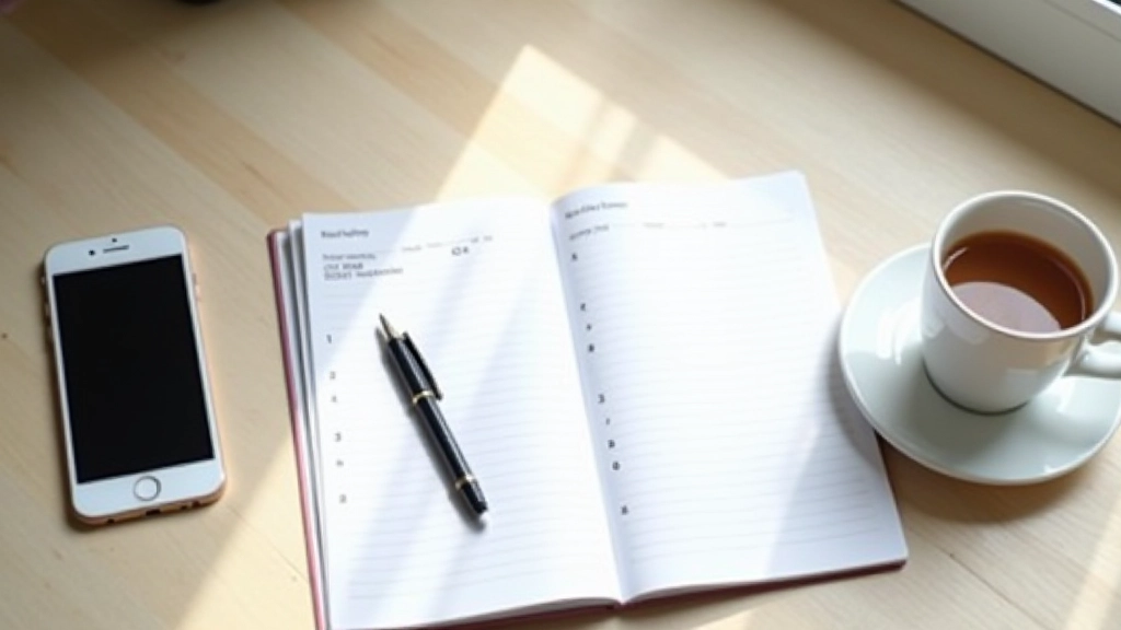 Organized daily planner showing structured routine and daily schedule